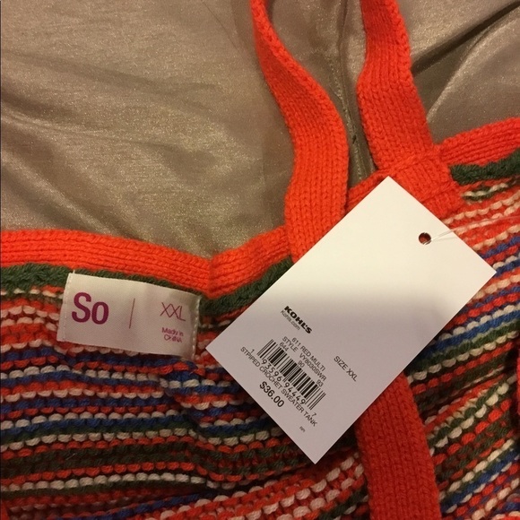 So XXL multi Color sweater tank - Picture 8 of 15